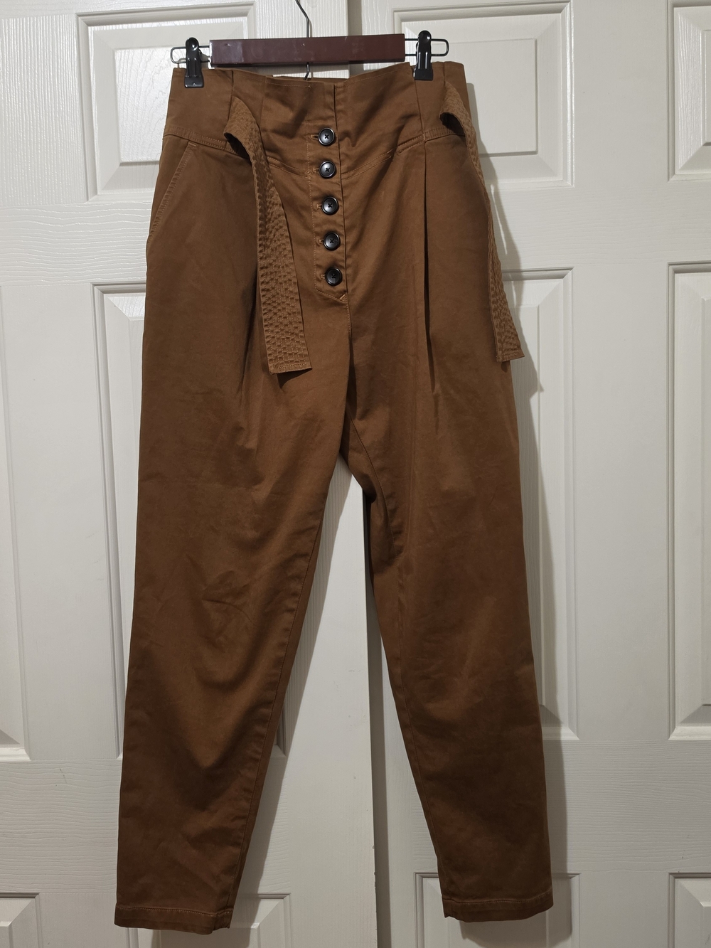 A.L.C.  Krew High Waisted Pants in Brown Size 6 Career Quiet Luxury Minimalist